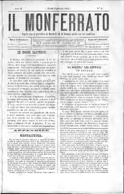 Il Monferrato - Edizione 3 del 09/01/1872